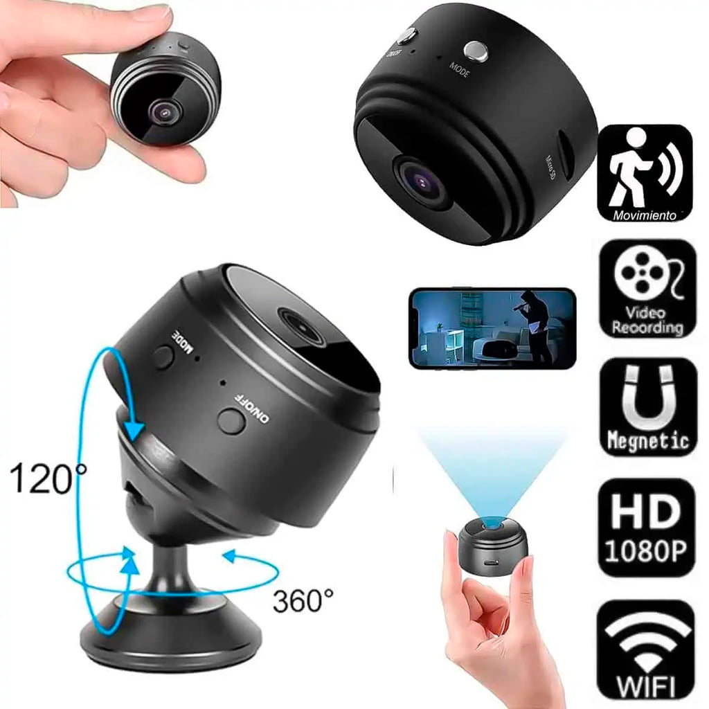 MINI CAMARA A9 1080P INALÁMBRICA WIFI SMART HOME